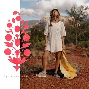 Free People movement Hot Shot Tee Romper